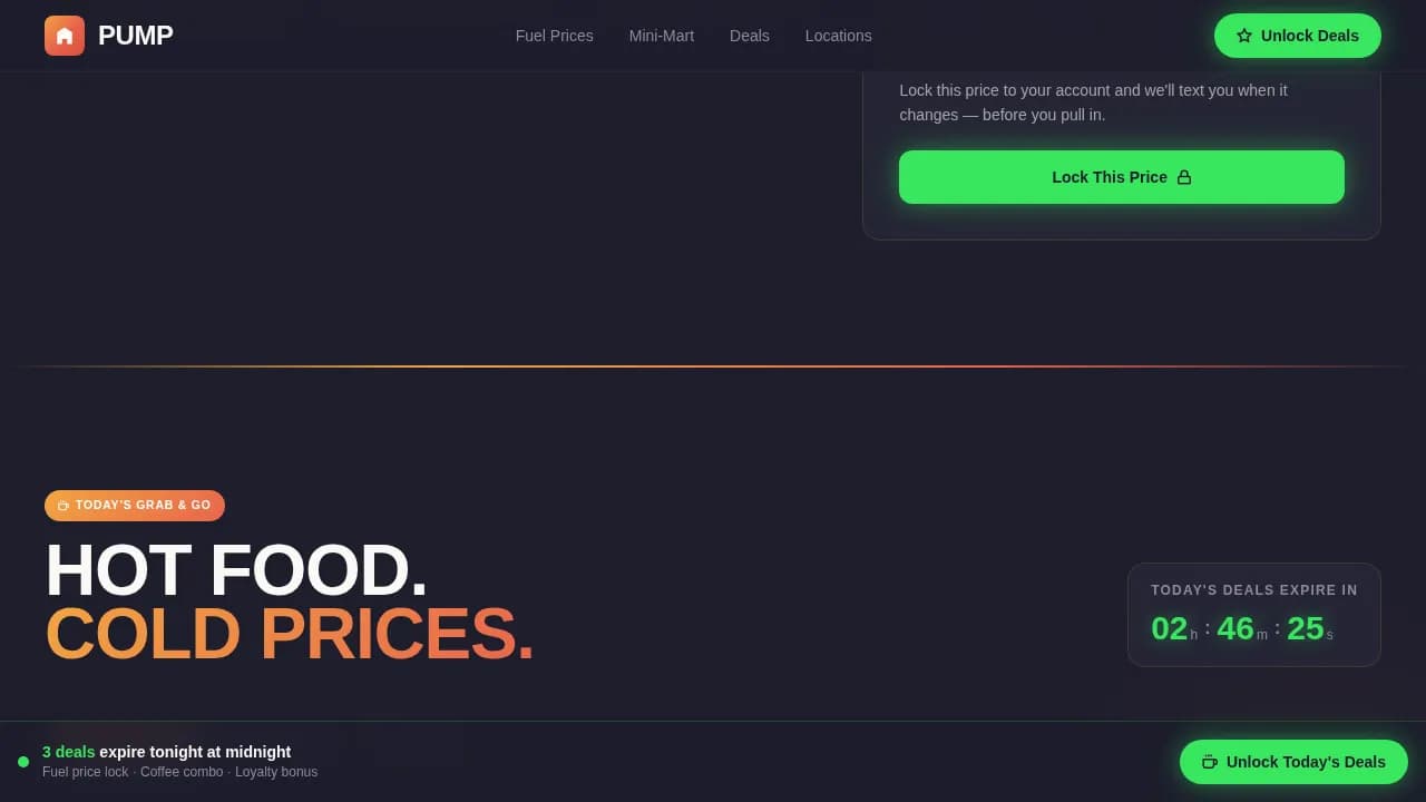 Local Brick & Mortar Business Professional Website Template