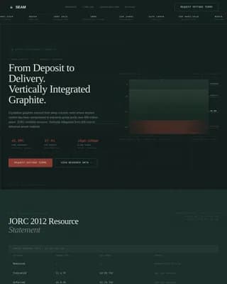 Link — Premium Graphite Extraction Landing Page Template