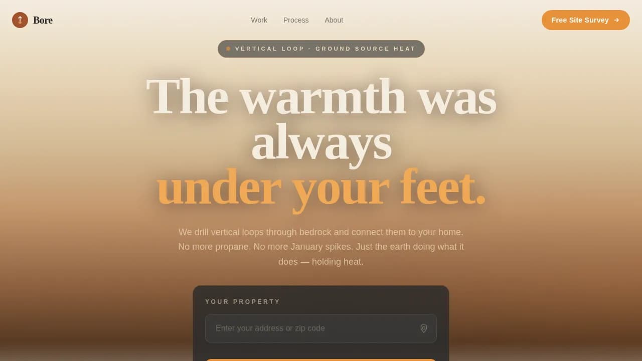 Specialty Construction Appointment Booking Website Template