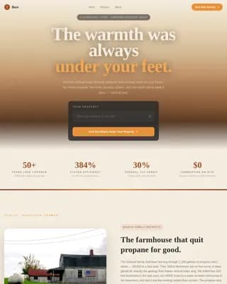 Specialty Construction Appointment Booking Website Template