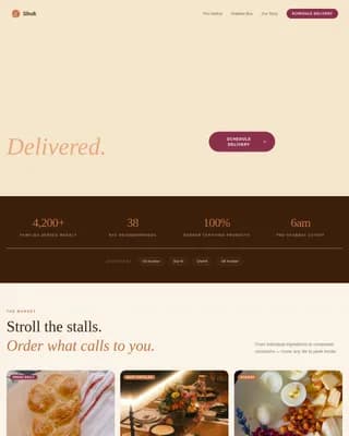 Specialist Kosher Food & Dining Appointment Booking Website Template