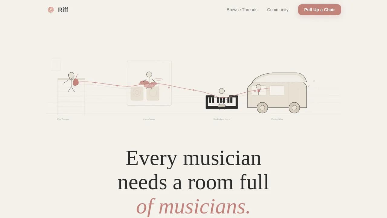 Advanced Musicians Community Professional Website Template