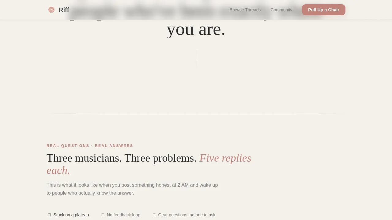 Advanced Musicians Community Professional Website Template