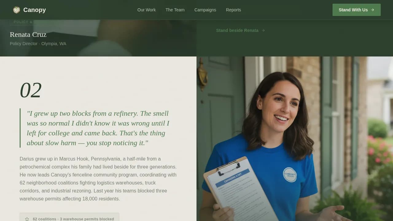 Advocacy & Social Campaign Professional Website Template