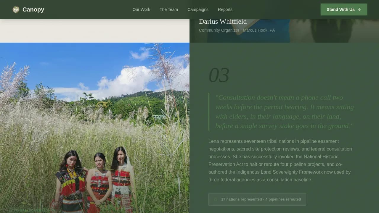 Advocacy & Social Campaign Professional Website Template