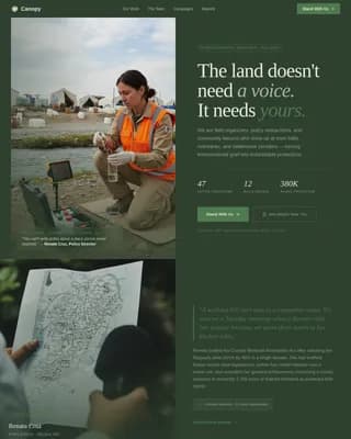 Advocacy & Social Campaign Professional Website Template