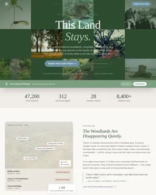 Environmental & Conservation NGO Professional Website Template