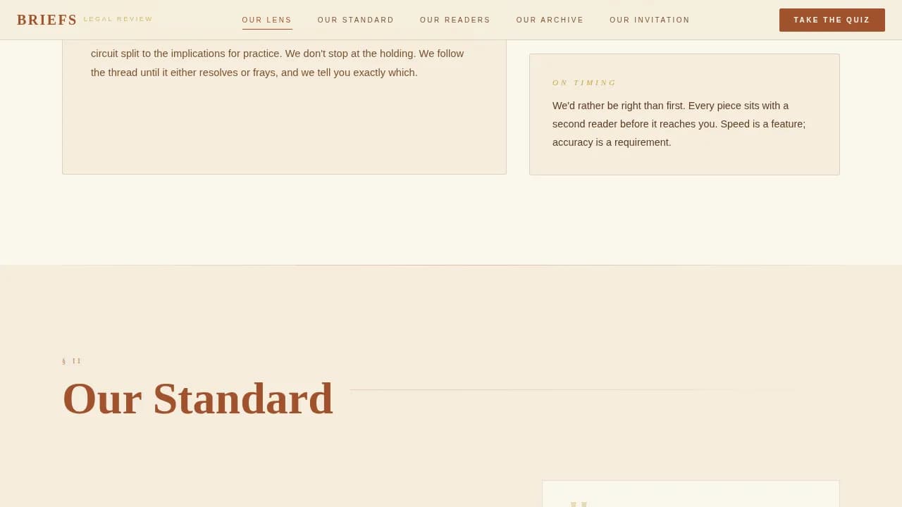Local Legal & Policy Blog Blog & Content Website Template