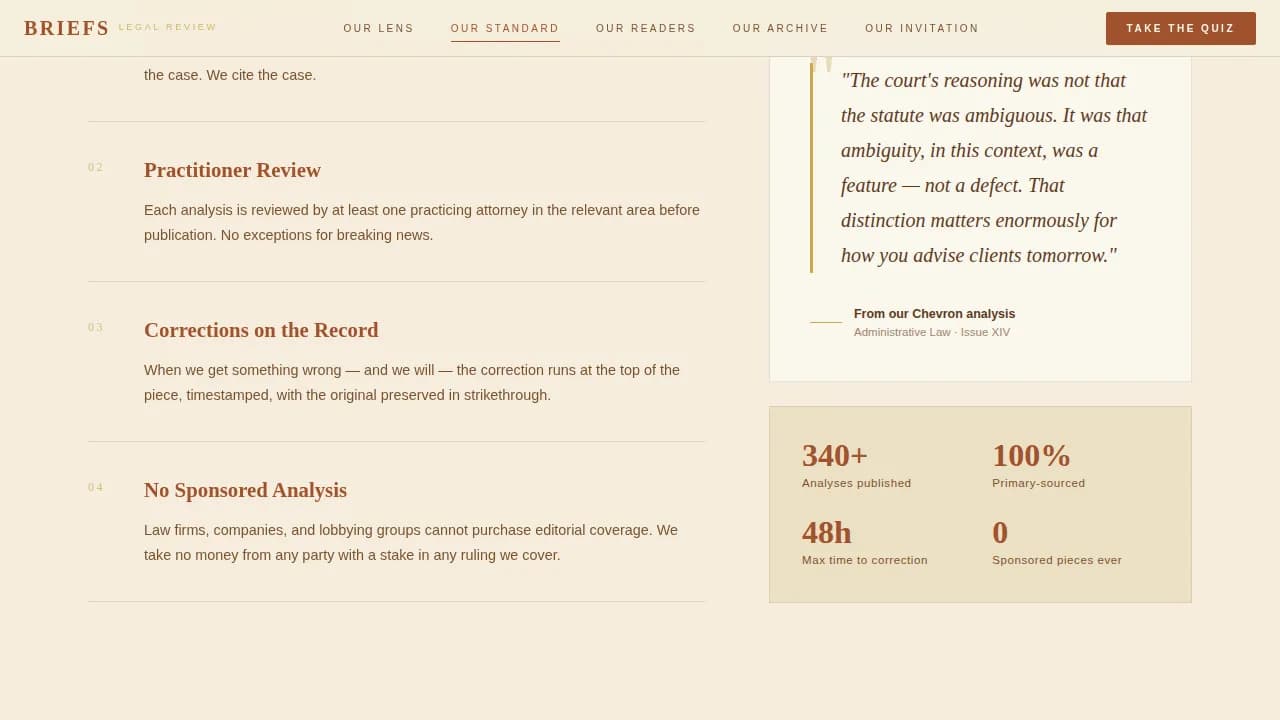 Local Legal & Policy Blog Blog & Content Website Template