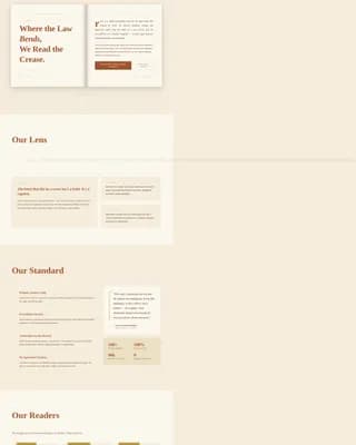 Local Legal & Policy Blog Blog & Content Website Template
