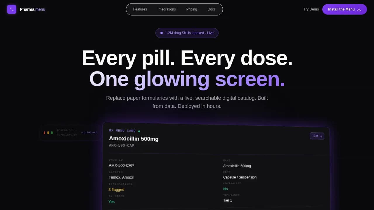 Pharmaceutical Digital Presence Professional Website Template