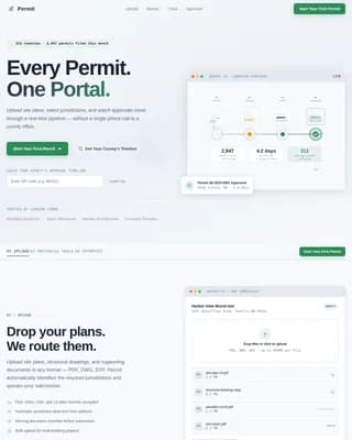 Digital Government Services Reviews & Social Proof Website Template