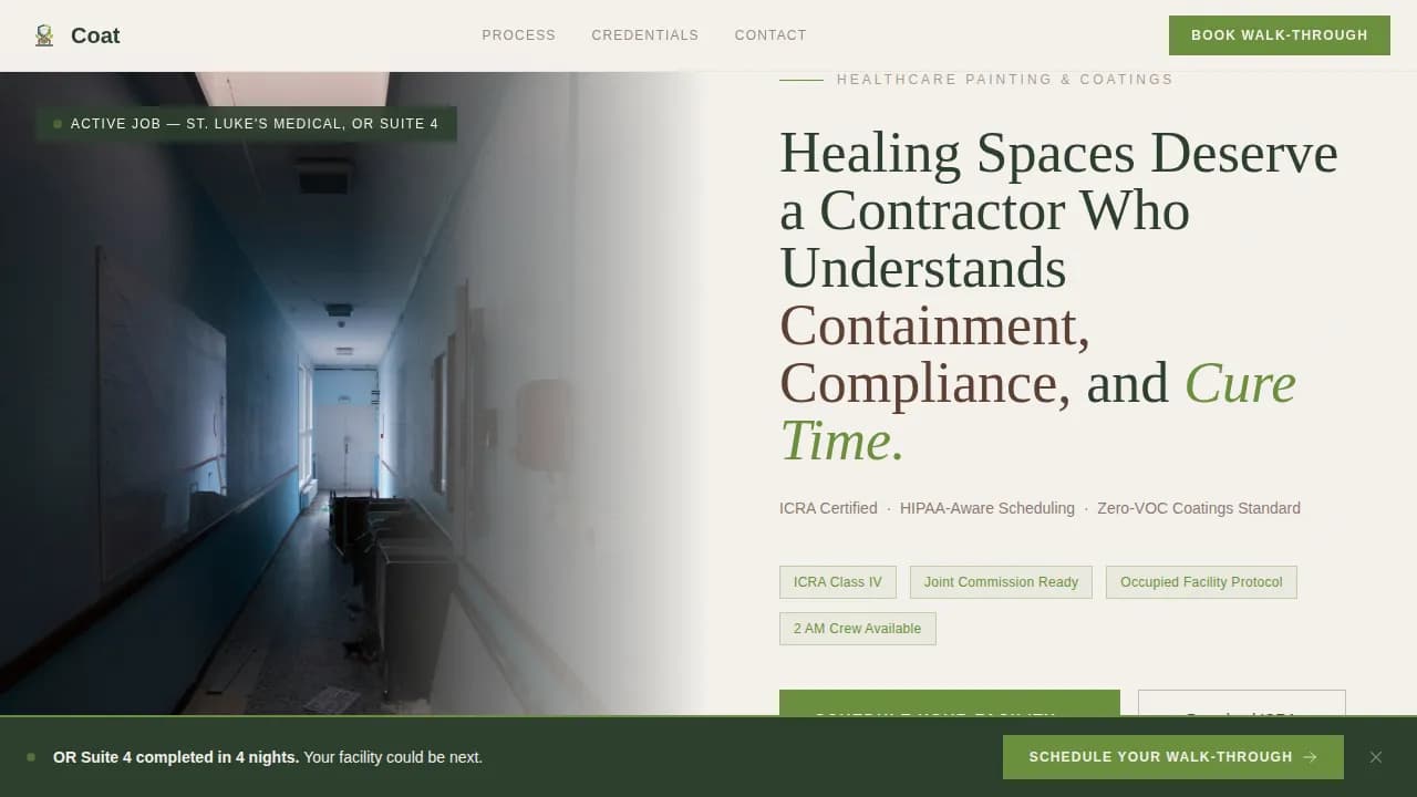 Complete Hospital & Clinic Construction Appointment Booking Website Template