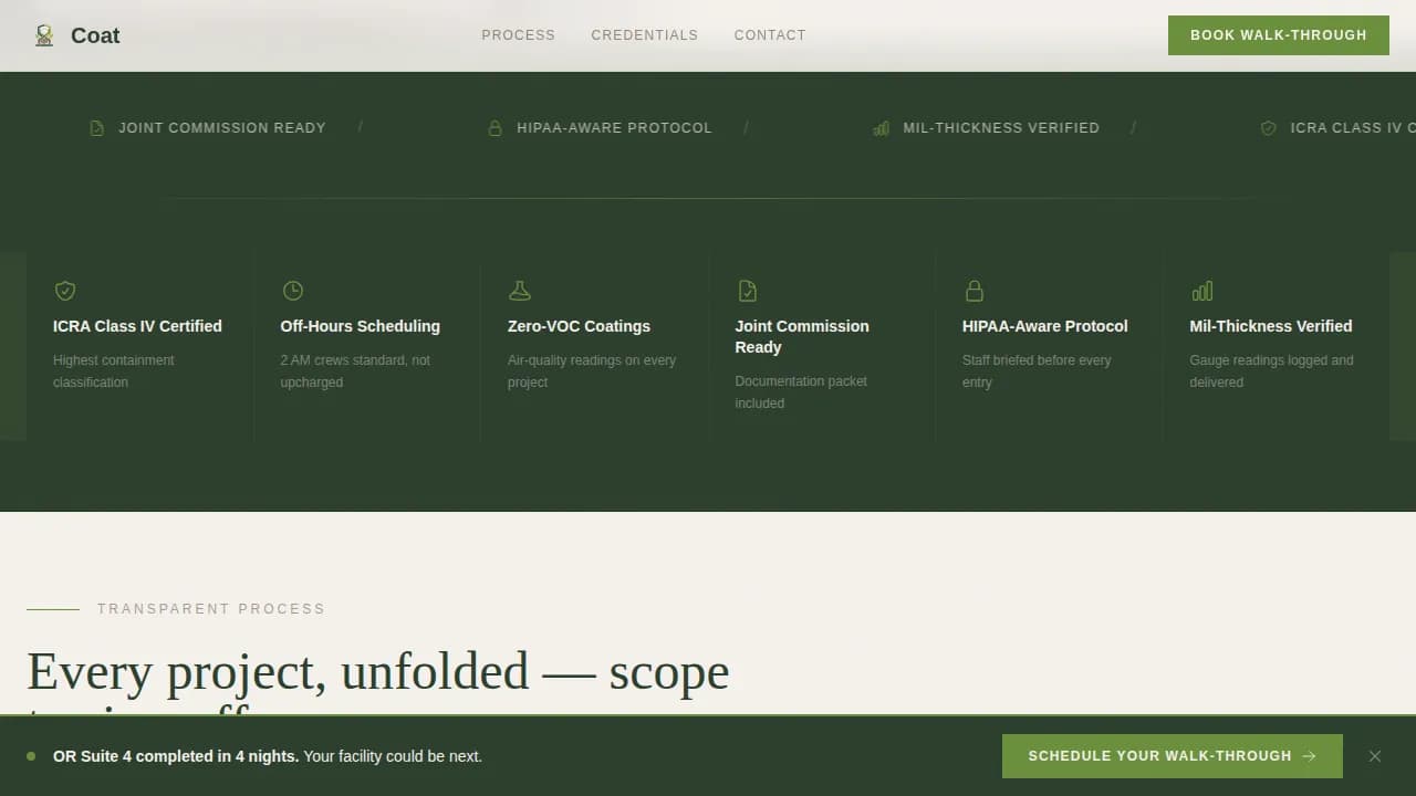 Complete Hospital & Clinic Construction Appointment Booking Website Template