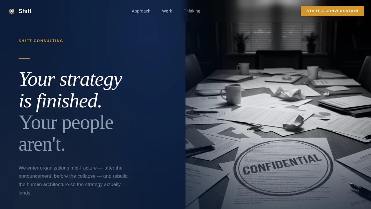 Advanced Consulting & Advisory Reviews & Social Proof Website Template
