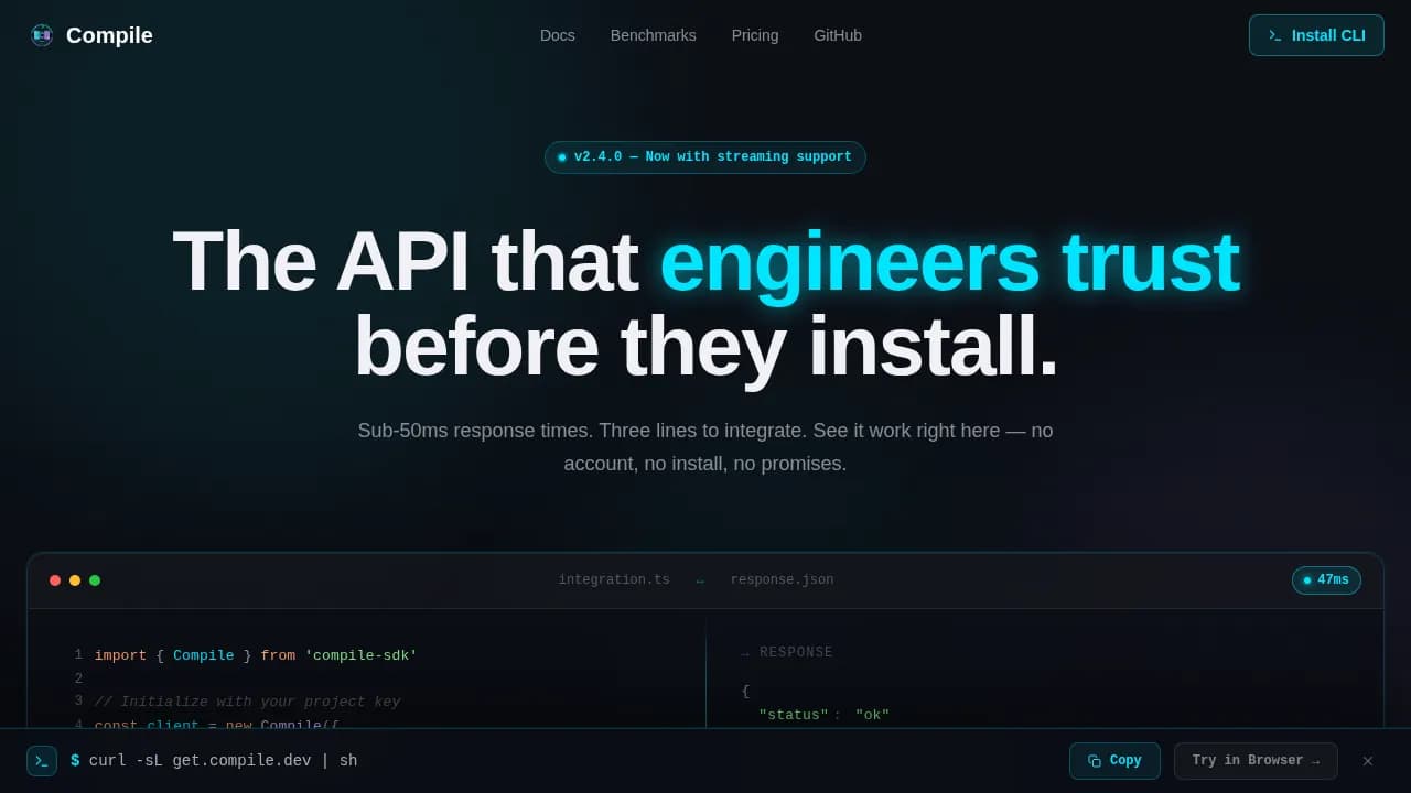 DevTools Startup Professional Website Template