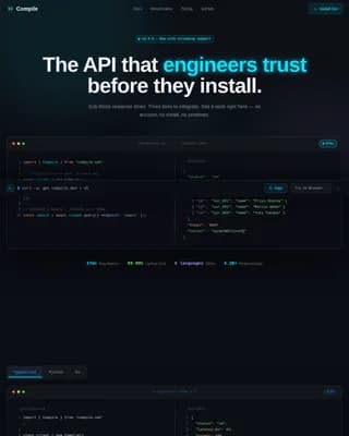 DevTools Startup Professional Website Template