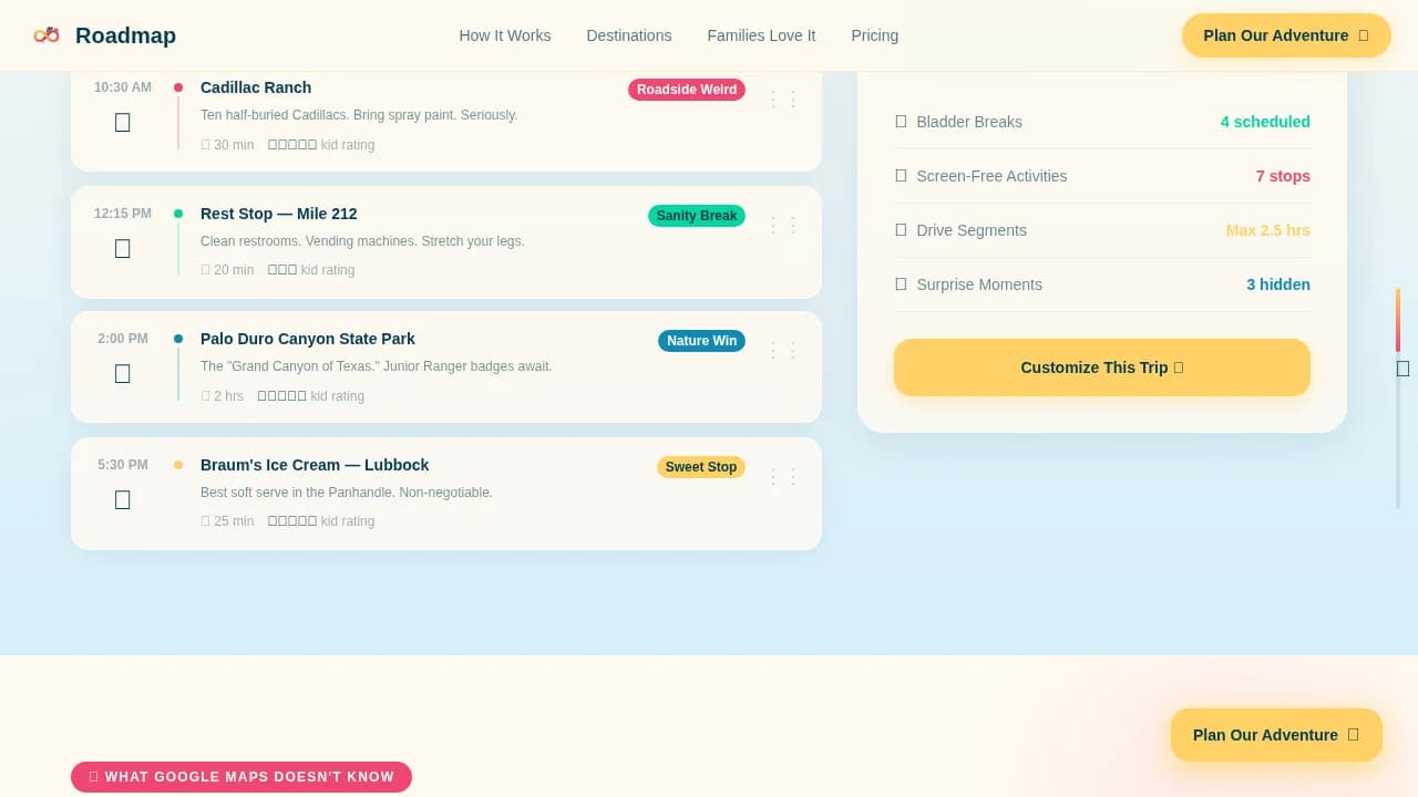 Expert Family Travel & Experience Appointment Booking Website Template