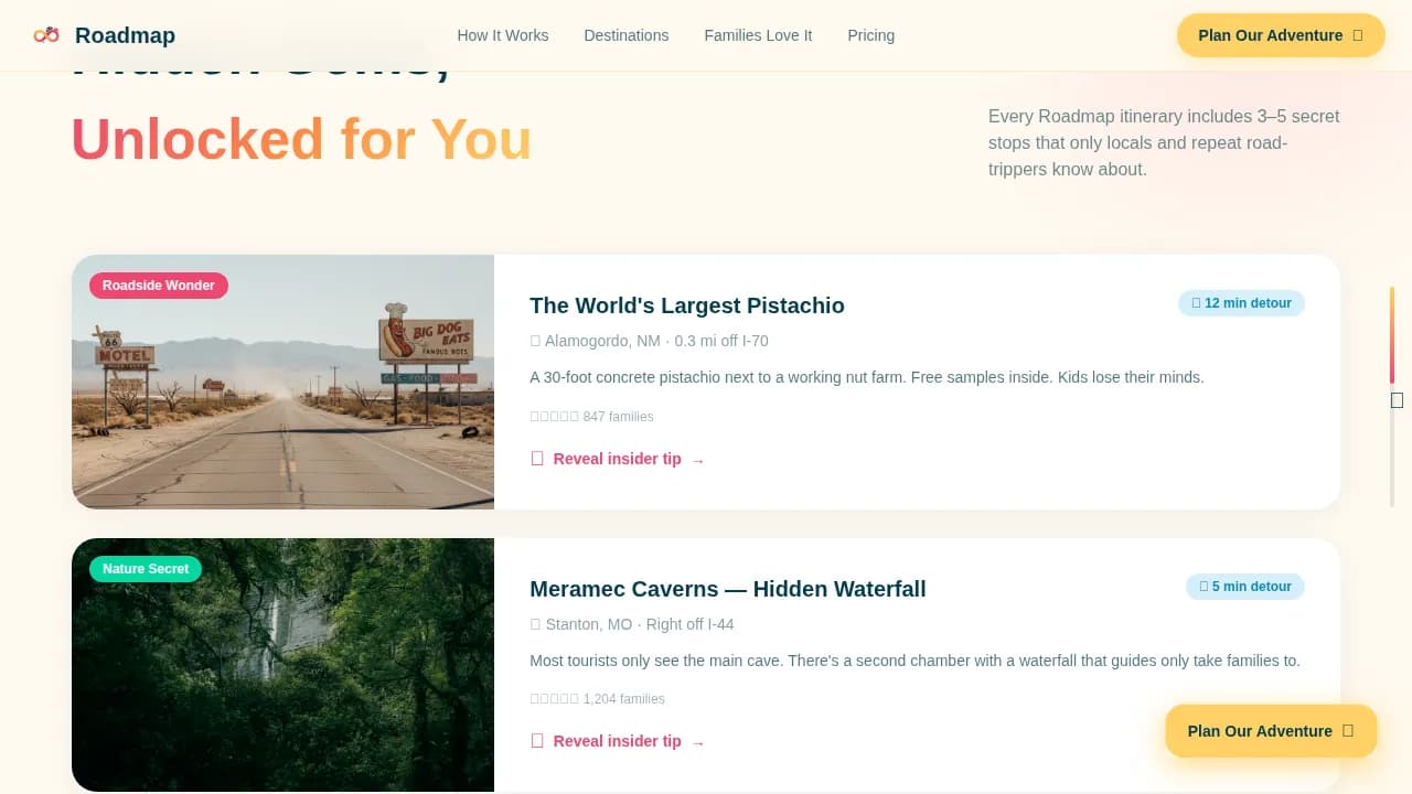 Expert Family Travel & Experience Appointment Booking Website Template