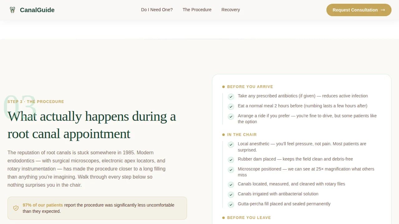 Specialist Dental Clinic Professional Website Template