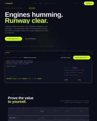 AI for SaaS B2B Reviews & Social Proof Website Template