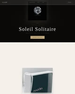 Specialist Classic Fashion Pricing & Packages Website Template