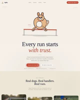 Advanced Pet Training & Behavior Appointment Booking Website Template