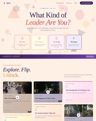 Certified Summer Camp & Outdoor Program Professional Website Template