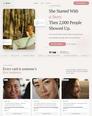Complete Women's Empowerment Nonprofit Professional Website Template