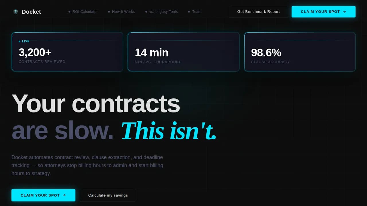 LegalTech Startup Pre-Launch & Coming Soon Website Template