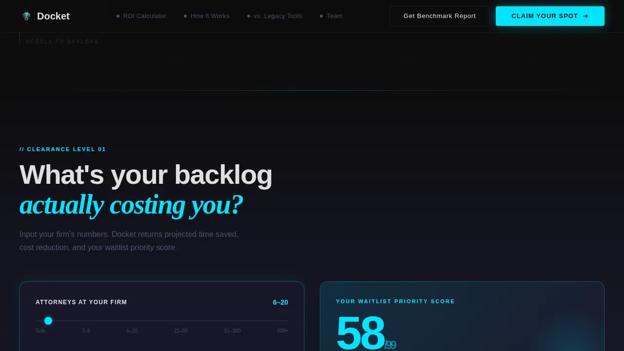 LegalTech Startup Pre-Launch & Coming Soon Website Template