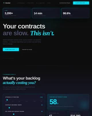 LegalTech Startup Pre-Launch & Coming Soon Website Template