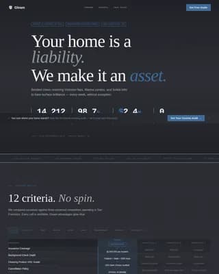 Sparkle — Precision Residential Cleaning Landing Page Template