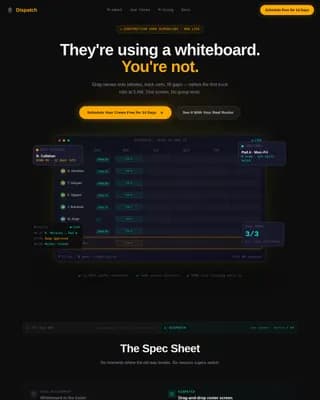 Construction Software & SaaS Comparison Website Template