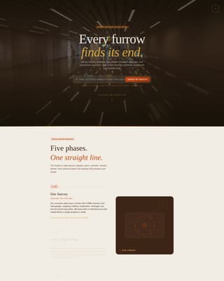 Specialty Construction Professional Website Template