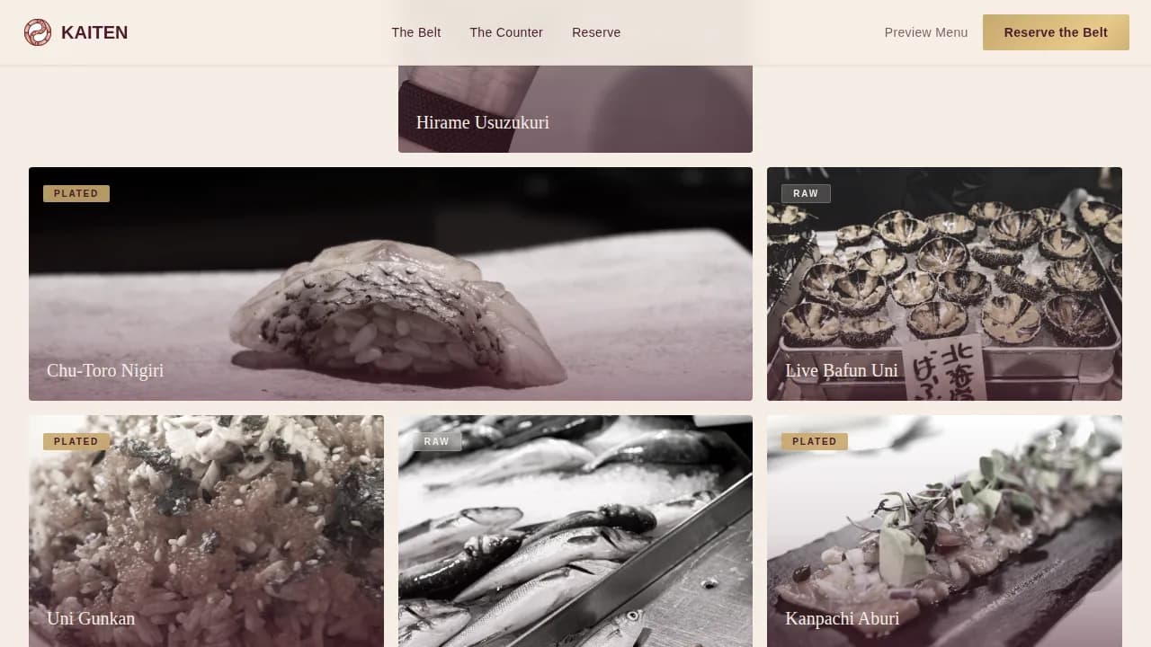Certified Regional & Specialty Restaurant Professional Website Template