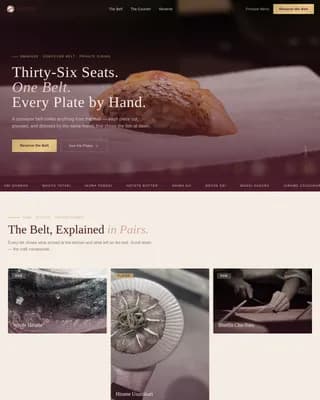 Certified Regional & Specialty Restaurant Professional Website Template