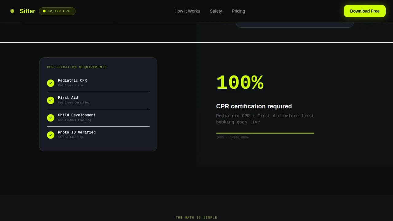 Connect — Instant Caregiver Matching Landing Page Template