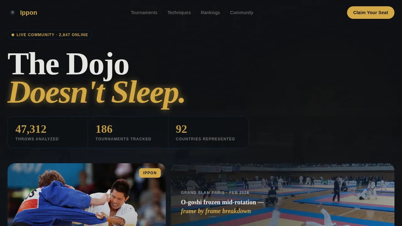 Judo Professional Website Template