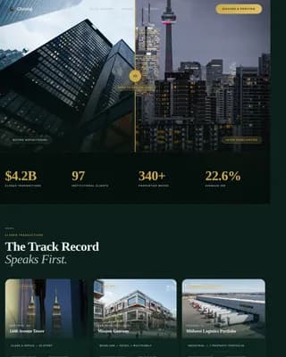 Real Estate Agency & Brokerage Portfolio Website Template