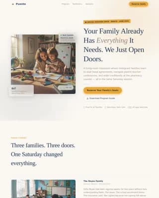 Immigrant & Refugee Support Patient Education Website Template
