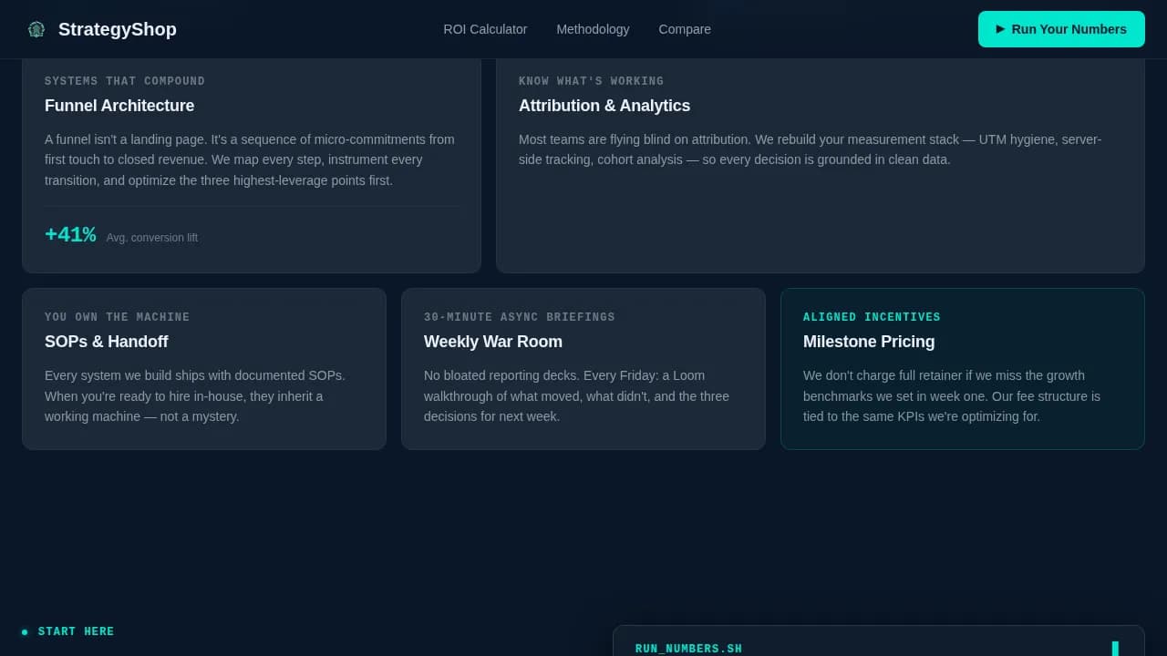 Marketing Agency Cost Calculator Website Template