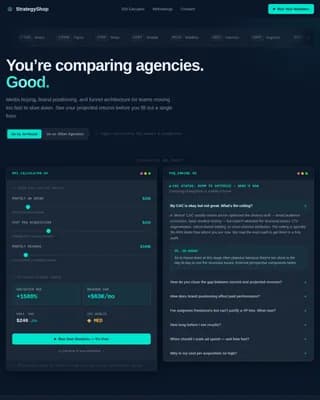 Marketing Agency Cost Calculator Website Template