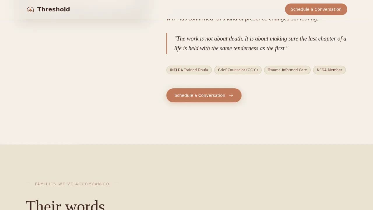 Funeral Booking Website Template