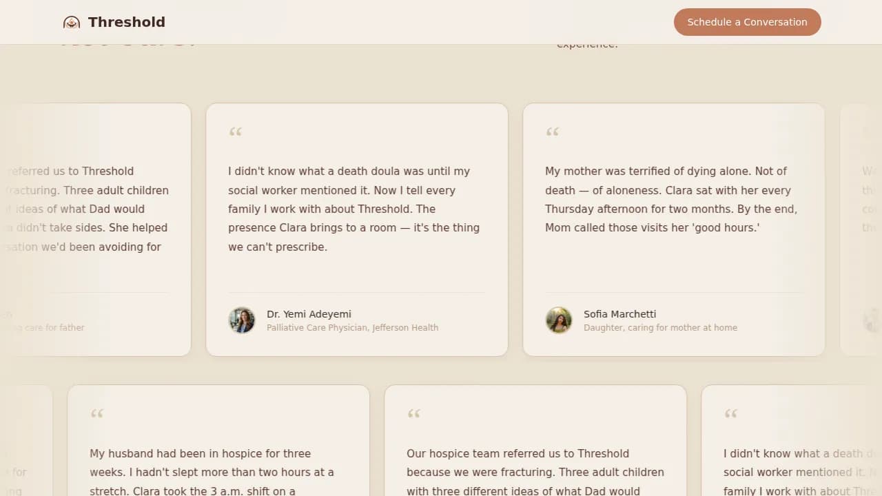 Funeral Booking Website Template
