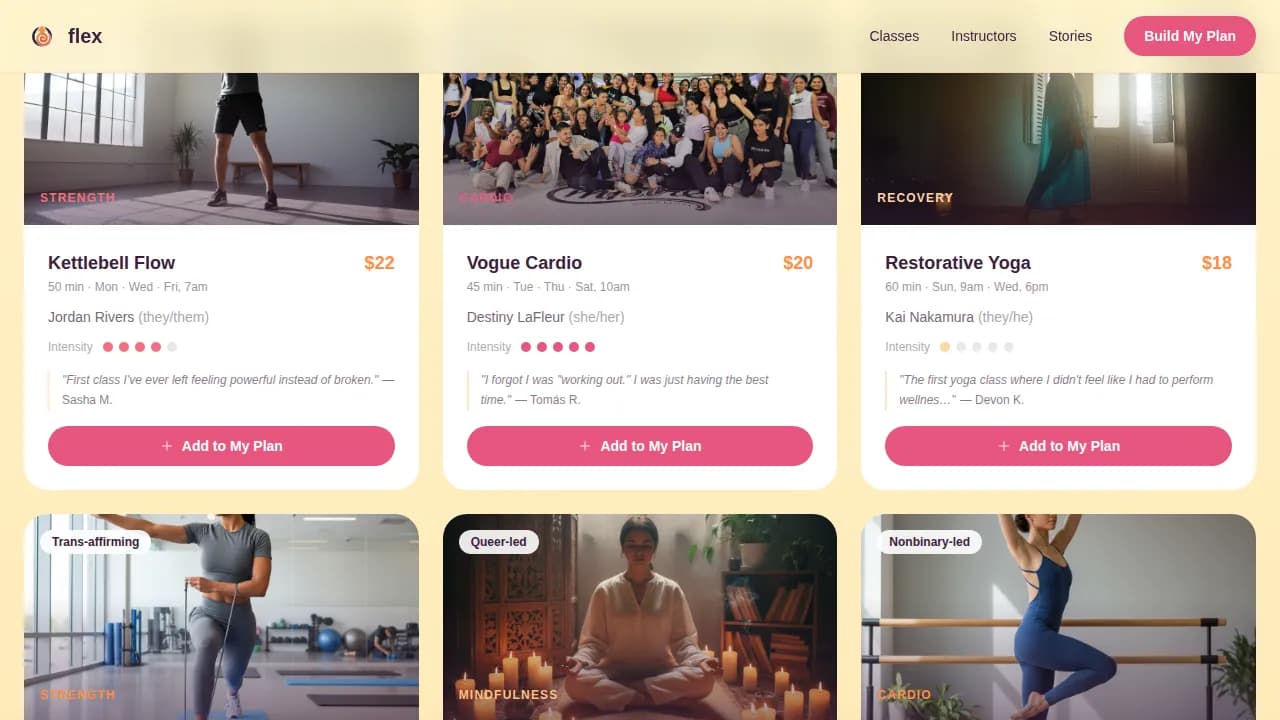 LGBTQ+-Owned Business Portfolio & Case Study Website Template