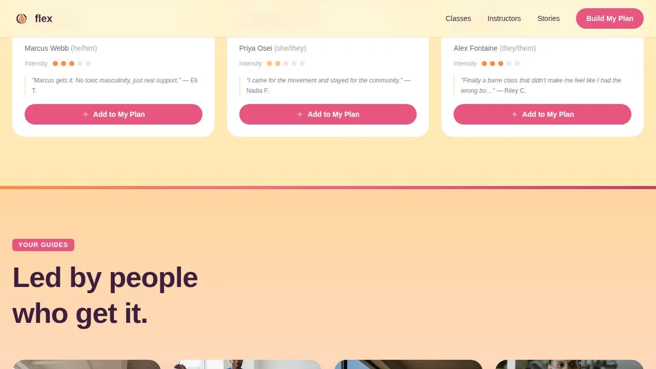 LGBTQ+-Owned Business Portfolio & Case Study Website Template