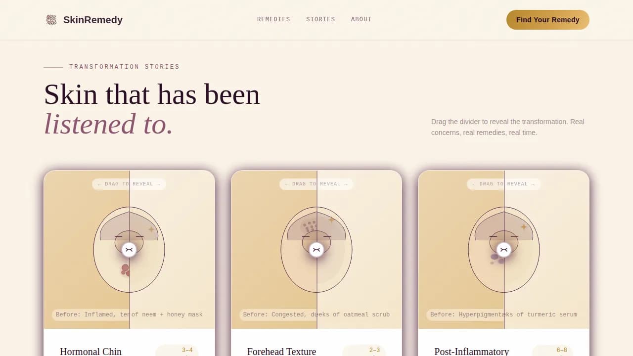 Inclusive Beauty & Skincare Professional Website Template