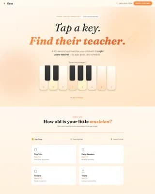 Maestro — Premium Music Instruction Landing Page Template