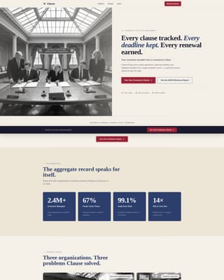 Specialist LegalTech & Compliance Software Reviews & Social Proof Website Template